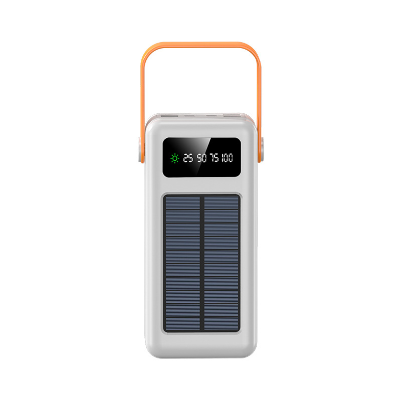 Nuevo cargador solar para viajes al aire libre Banco de energía solar portátil de gran capacidad súper grande 200000 mah