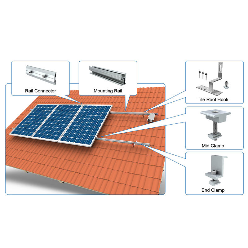 instalación de paneles solares en techo 