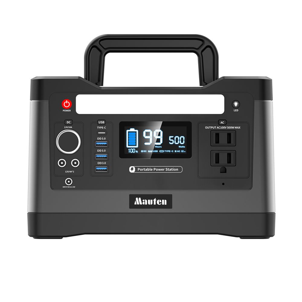 central eléctrica portátil 500w 500wh barato con onda sinusoidal pura para el hogar que acampa al aire libre