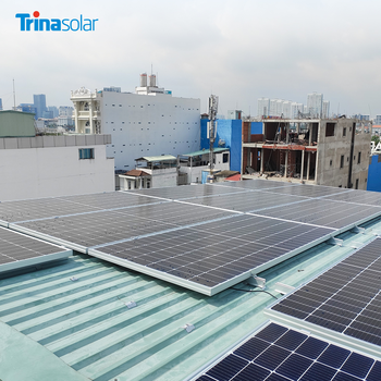 módulo de paneles solares trina